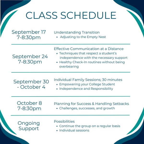 Class Schedule 